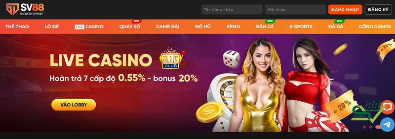 Giới thiệu SV88 - nhà cái nổi tiếng tại Việt Nam